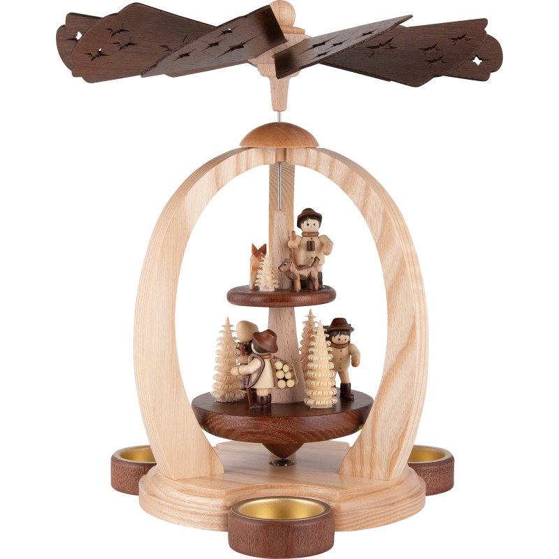 2-Tier Pyramid - Forest People - 27 cm / 10.6 inch