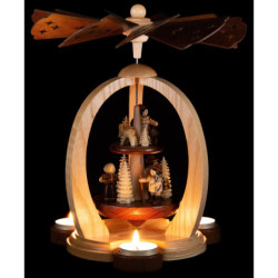 2-Tier Pyramid - Forest People - 27 cm / 10.6 inch