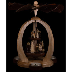2-Tier Pyramid - Forest People - 27 cm / 10.6 inch