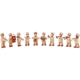 Thiel-Figuren Bergmannszug - 10-teilig - natur - 6 cm