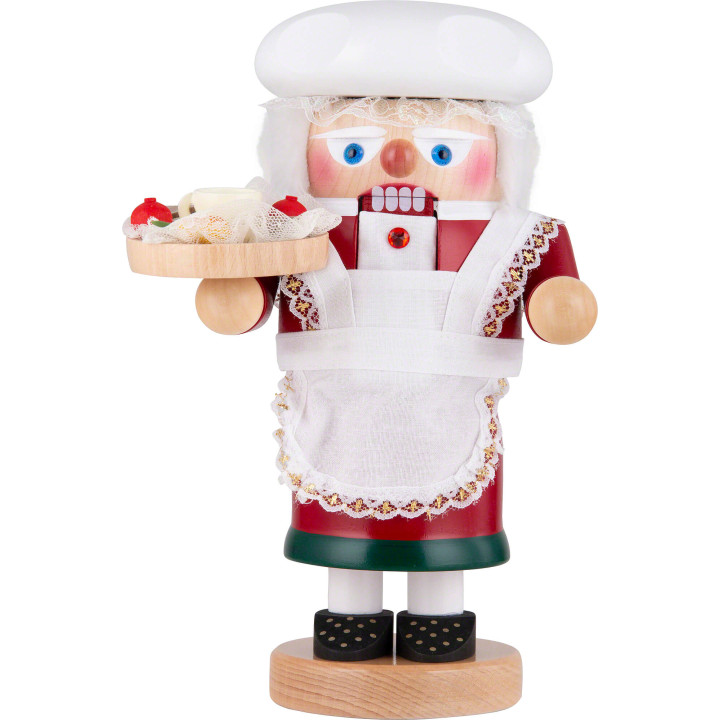 Nussknacker Troll Weihnachtsfrau - 27 cm