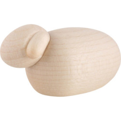 Single Lamb, Natural - 1,5 cm / 0.5 inch