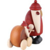 Santa Claus with Stroller - 9 cm / 3.5 inch