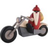 Weihnachtsmann auf Motorrad - 11 cm