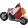 Santa Claus on Motorcycle - 11 cm / 4.3 inch