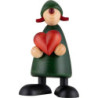 Gratulantin Thea mit Herz - 17 cm