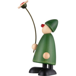 Gratulant Phillip mit Blume - 17 cm