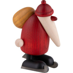 Santa Claus with Ice Skates - 9 cm / 3.5 inch