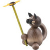 Cat Karli with Flower - 8 cm / 3.1 inch