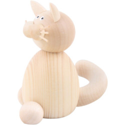 Katze Moritz sitzend - 7 cm