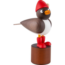 Christmas Seagull Gray - 12,5 cm / 4.9 inch