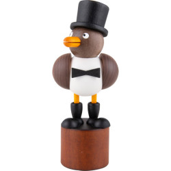 Möwe Bräutigam grau - 12,5 cm