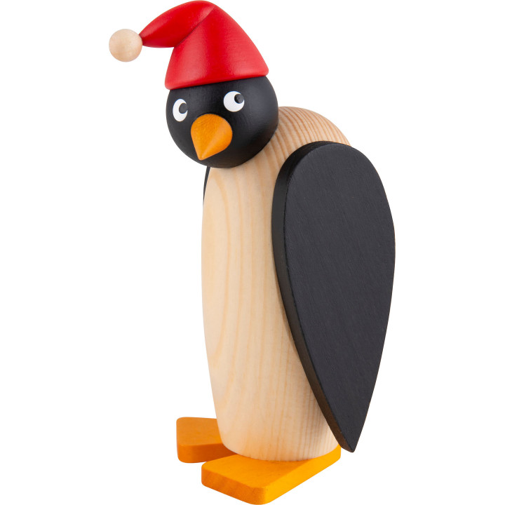 Pinguinfrau mit Mütze - 12 cm