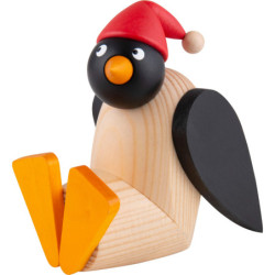 Penguin with Cap - Sitting - 9,5 cm / 3.7 inch