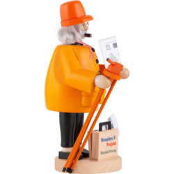 Räuchermännchen Bauleiter - 22 cm