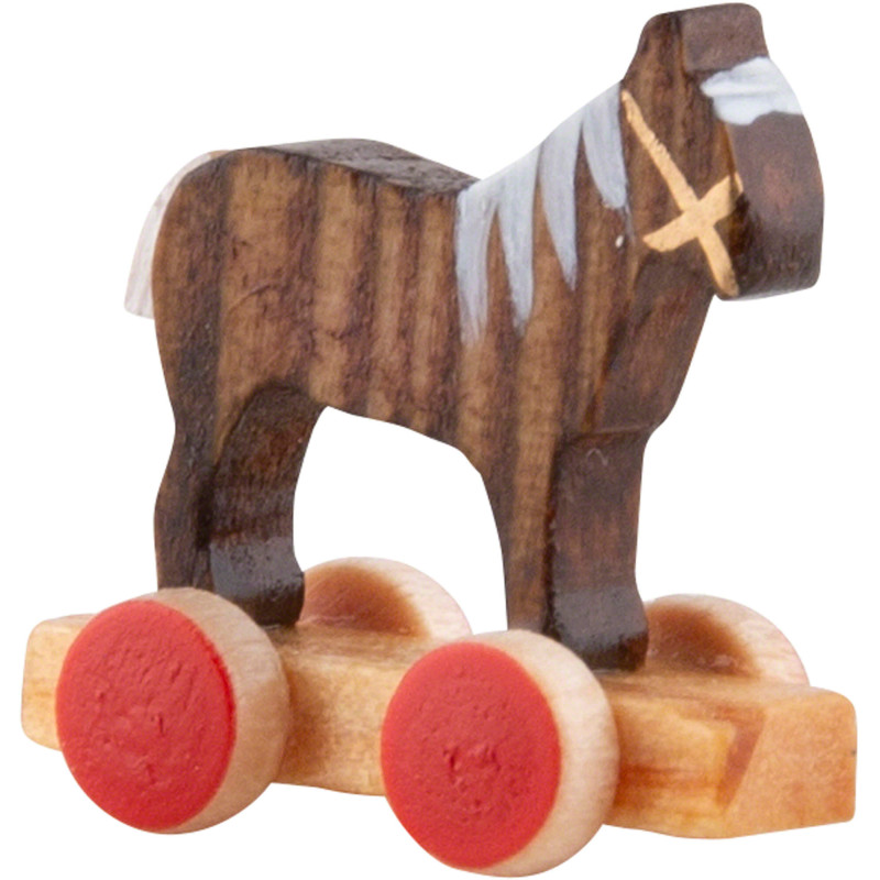 Little Horse on Wheel Board - 1,5 cm / 0.6 inch