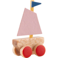 Little Ship on Wheel Board - 1,8 cm / 0.7 inch