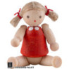 Doll with Hair, Girl - 2,8 cm / 1.1 inch