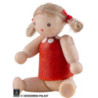 Doll with Hair, Girl - 2,8 cm / 1.1 inch
