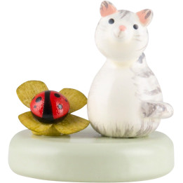 Kitten and Lady Bug - 2,2 cm / 0.9 inch