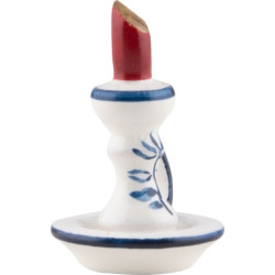 Handleuchter weiß/blau - 2,1 cm