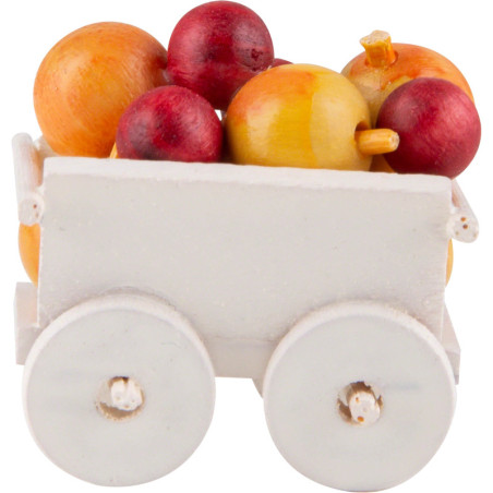 Handwagen mit Äpfeln - 2,4 cm