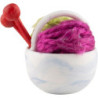 Little Basket with Wool, Pink - 1,5 cm / 0.6 inch