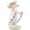 Flax Haired Children Girl with Jump Rope - 5 cm / 2 inch