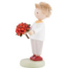 Flax Haired Children Boy with Rowan Berry - 5 cm / 2 inch