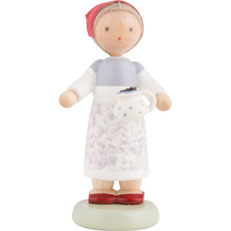 Flachshaarkinder Beerensammlerin - 5 cm