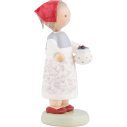 Flachshaarkinder Beerensammlerin - 5 cm