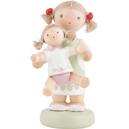 Flachshaarkinder "Paula und Pauline" - 5 cm