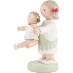 Flachshaarkinder "Paula und Pauline" - 5 cm
