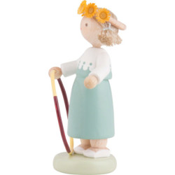 Flachshaarkinder Mädchen mit Reifen - 5 cm