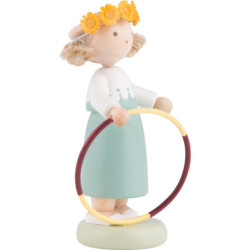 Flachshaarkinder Mädchen mit Reifen - 5 cm