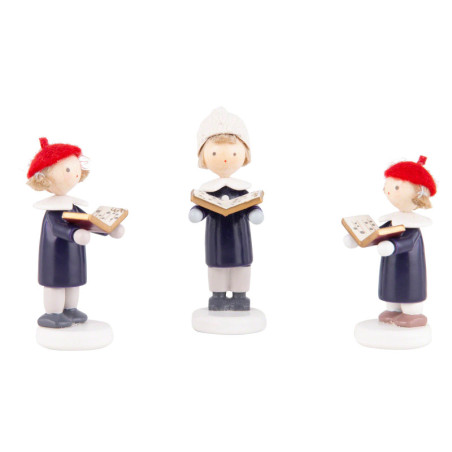Flax Haired Children Carolers of Olbernhau - 5 cm / 2 inch