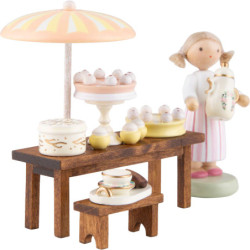 Flax Haired Children Pastry Shop - 5 cm / 2 inch