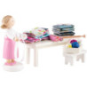 Flax Haired Children Seamstress - 5 cm / 2 inch