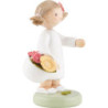 Flower Fairy Girl with Blossom Basket - 5 cm / 2 inch
