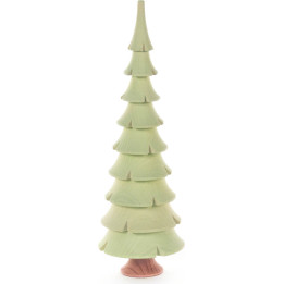 Solid Wood Tree - Bright Green - 17,5 cm / 6.9 inch