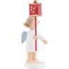Flax Haired Angel with Miner's Lantern - 5 cm / 2 inch