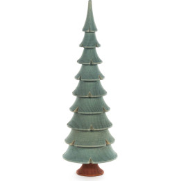 Solid Wood Tree - Green - 17,5 cm / 6.9 inch