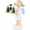 Flax Haired Angel with Candle Arch - 5 cm / 2 inch