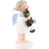Flax Haired Angel with Miner - 5 cm / 2 inch