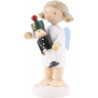 Flax Haired Angel with Miner - 5 cm / 2 inch