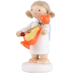 Flax Haired Angel with Smoker Turk - 5 cm / 2 inch