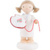 Flax Haired Angel with Tambour Frame - 5 cm / 2 inch