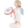 Flax Haired Angel with Tambour Frame - 5 cm / 2 inch