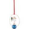 Christbaumschmuck Engel mit Bäumchen - 7 cm