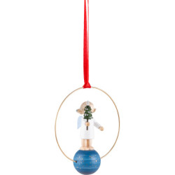 Tree Ornament - Angel with Little Tree - 7 cm / 2.8 inch